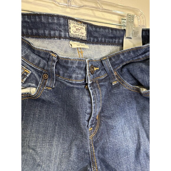 Levis 545 Jeans Size 10 Ladies Low Boot Cut Stretch‎ Blue Denim Bootcut - Picture 10 of 16